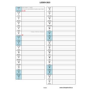 Plánovací kalnedář 2023 - Drogerie-de.cz