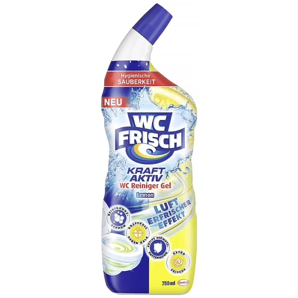 WC frisch Kraft Aktivní čistící gel na WC Lemon 750 ml