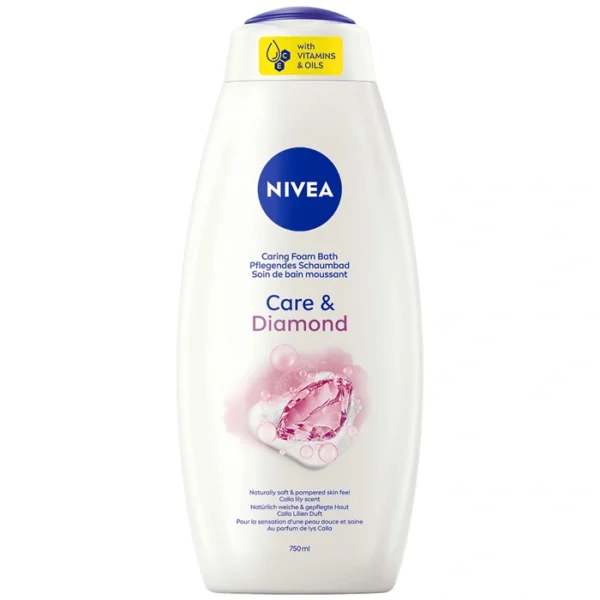 Nivea+sprchový+gel+Banho+Crema++Care-a-Diamond+A+750+ml